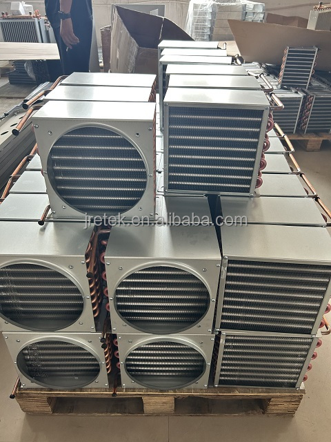 Multiple Effect Evaporator Air Cooled Condenser Copper Tube Heat Exchanger