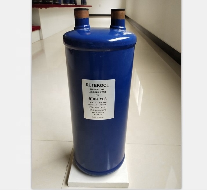 refrigeration part ODF suction line accumulator for condensing unit