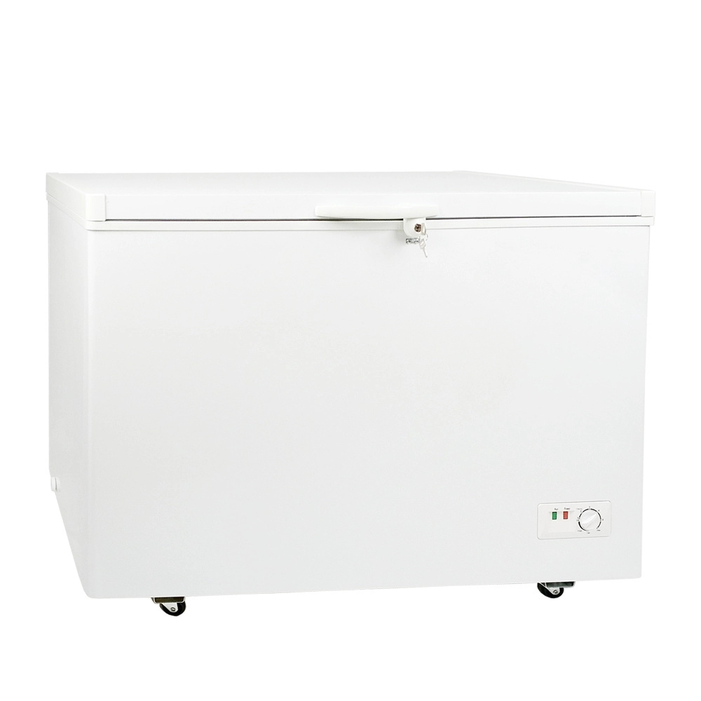 358L 12v solar freezer double door top open door deep chest freezer