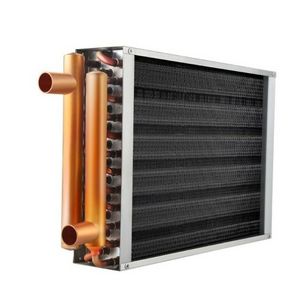 Copper tube aluminium finned heat exchanger for hydronic furnaces boiler