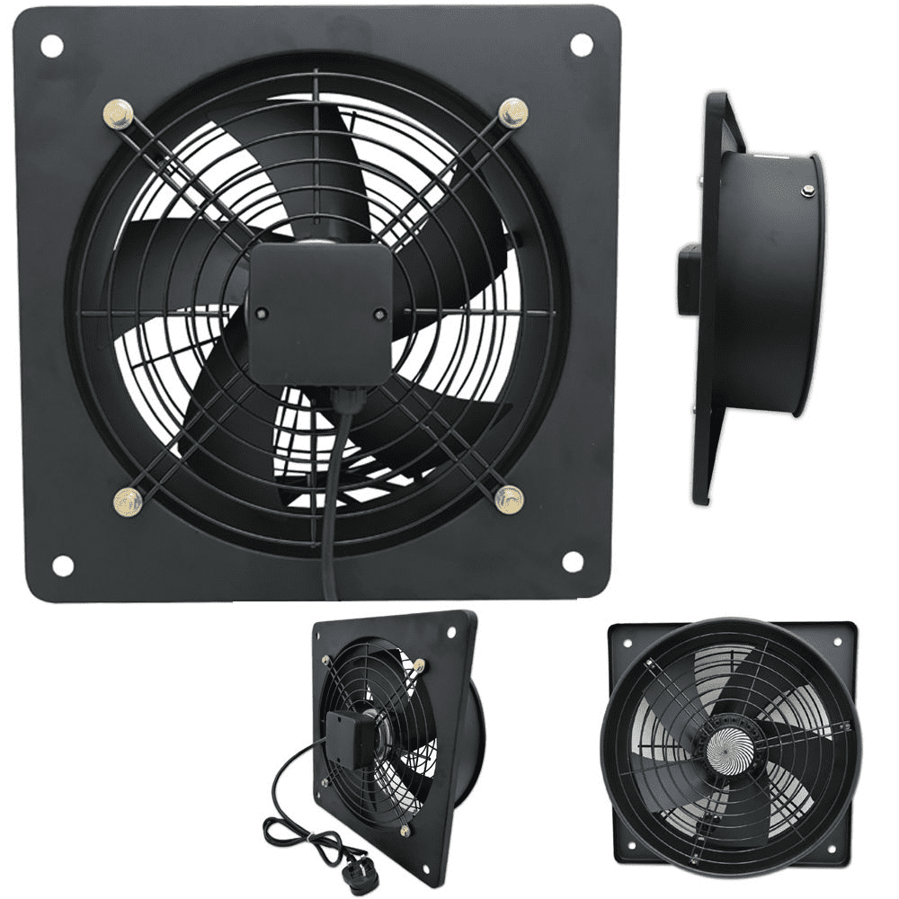 Wall-Mounted 500mm Heavy-Duty Axial Flow Extractor Fan for Commercial Industrial Ventilation for Restaurant Use with 1 Phase