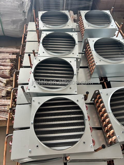 Multiple Effect Evaporator Air Cooled Condenser Copper Tube Heat Exchanger