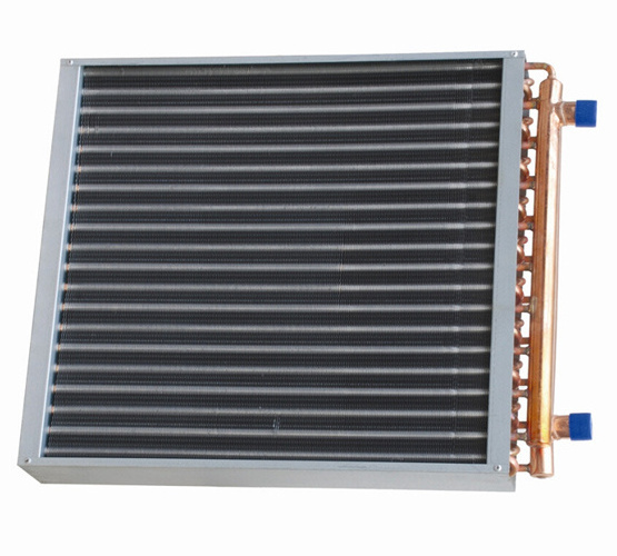 Copper tube aluminium finned heat exchanger for hydronic furnaces boiler