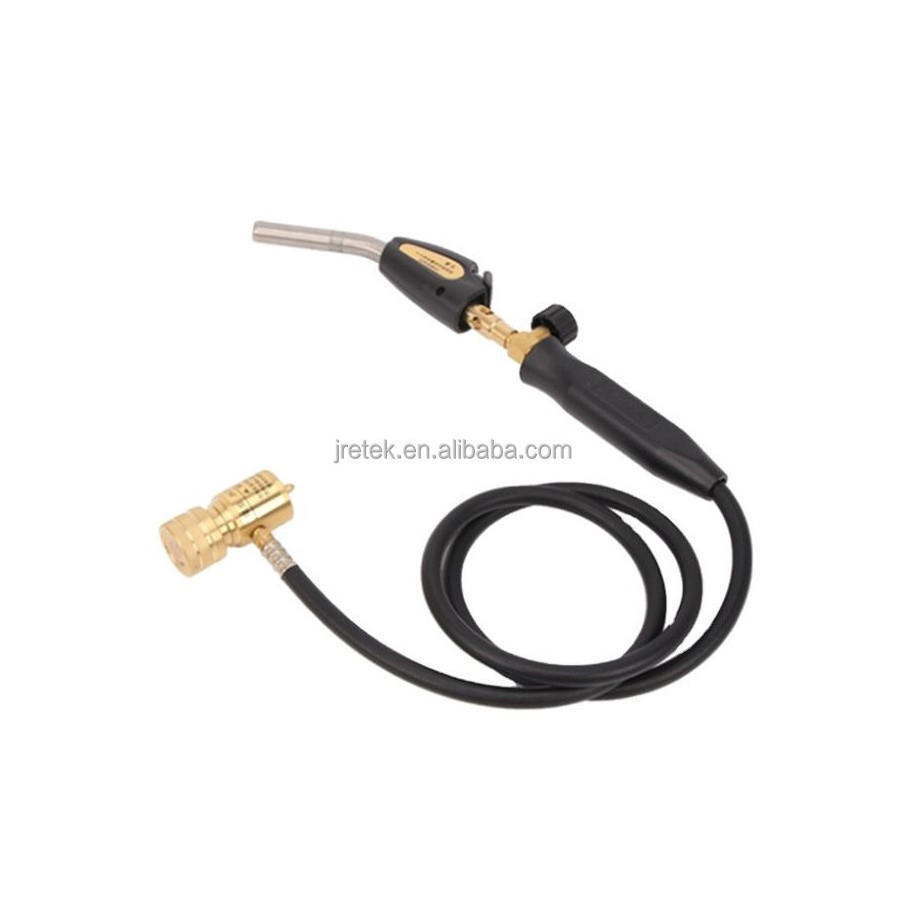 MAPP/LPG propane butane gas Self- Ignition Dual Tip Hose Torch with Valve