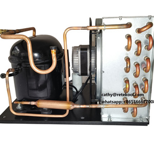 Factory Refrigeration spare Parts 1/2hp Refrigeration Compressor Condensing Unit R134 115v 60hz For Cold Room or air conditioner