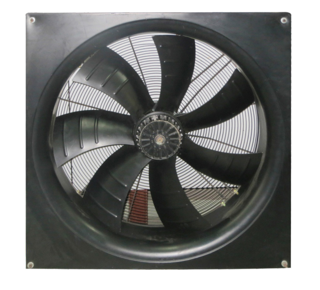 Wall-Mounted 500mm Heavy-Duty Axial Flow Extractor Fan for Commercial Industrial Ventilation for Restaurant Use with 1 Phase