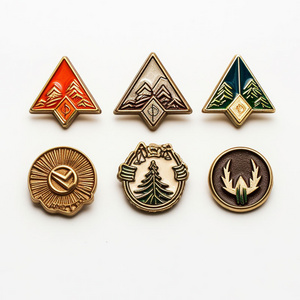 custom logo club metal badges enamel boy scouts lapel pins