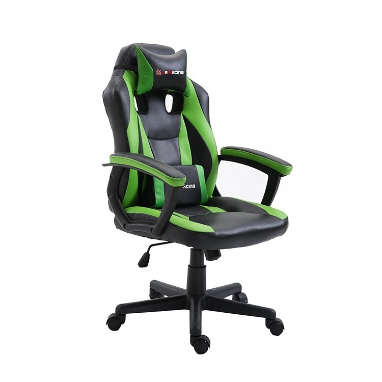 office furniture gamer's game office gaming chair racing with lumbar cushion and pillow