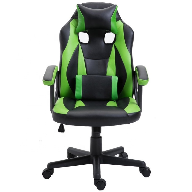 office furniture gamer's game office gaming chair racing with lumbar cushion and pillow