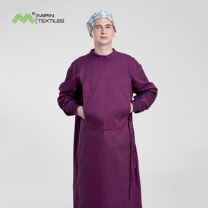 MengYIpin Fast Drying Reusable Surgical Gowns Professional Operating Room Sanatorium Doctor 100% Cotton Medical Gowns