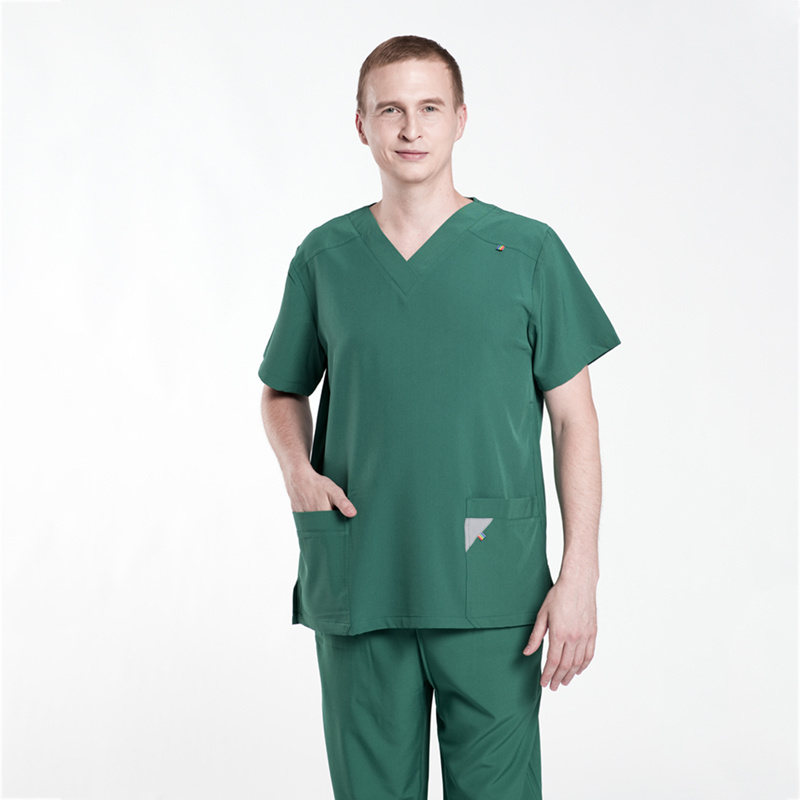 New Arrival Anti-Pilling Elastic Beauty Center Clinical Doctor Surgeon Spandex Hand Washing Hospital Uniform