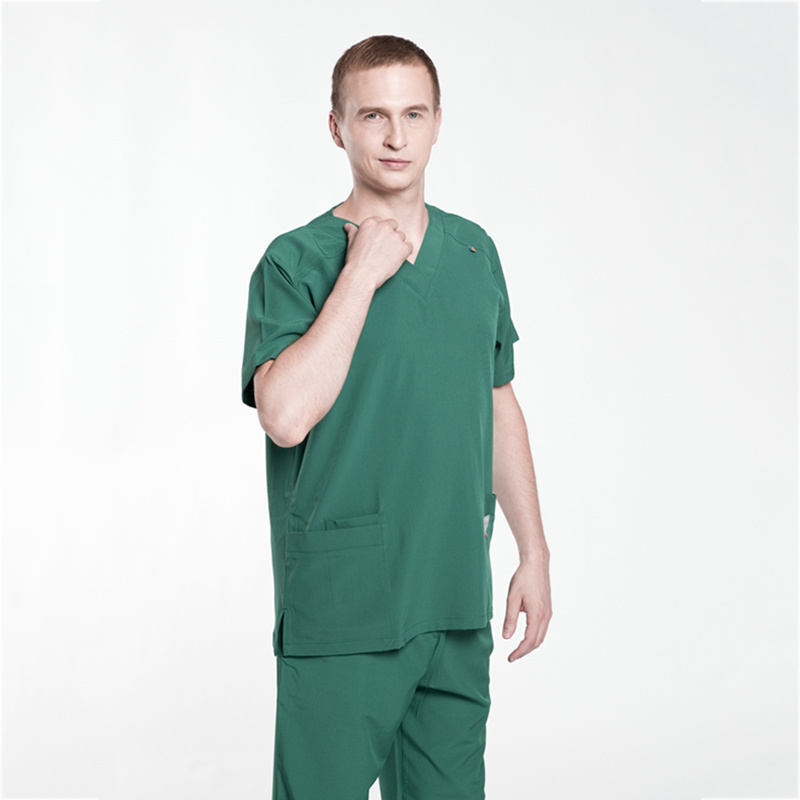 New Arrival Anti-Pilling Elastic Beauty Center Clinical Doctor Surgeon Spandex Hand Washing Hospital Uniform