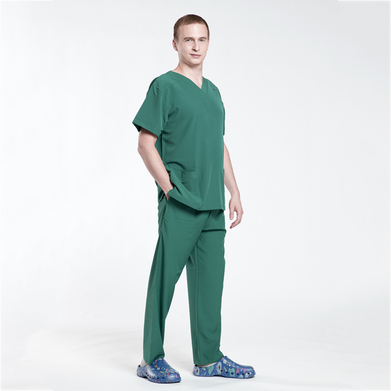 New Arrival Anti-Pilling Elastic Beauty Center Clinical Doctor Surgeon Spandex Hand Washing Hospital Uniform