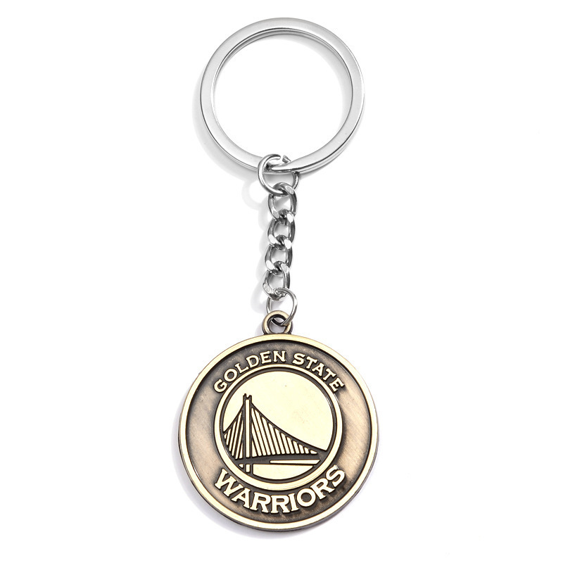 free sample Europe's Football Leagues Club Keychain Soccer Club Logo Bronze Keychain