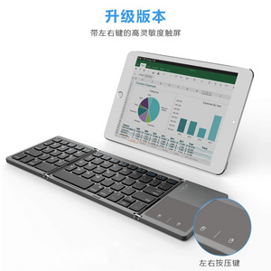 2023 Type C Shortcut Mini Wireless Portable Bluetooth Folding Foldable Keyboard For Mobile Phones And Tablet