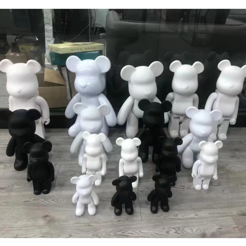 Custom Made Diy Blank Bearbrick 1000 1000% Blank Bears 400 400% 75cm Bearbrick