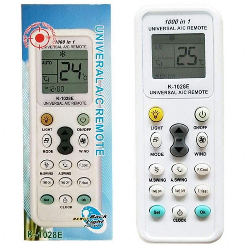 2021 Universal English version LCD A/C Remote Control Controller Low Power Consumption Air Condition Remote