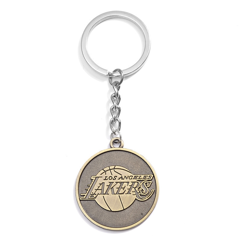 free sample Europe's Football Leagues Club Keychain Soccer Club Logo Bronze Keychain