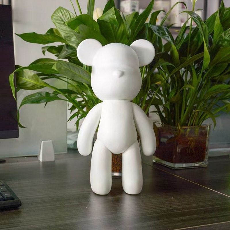 Custom Made Diy Blank Bearbrick 1000 1000% Blank BearsBrick Bears 400 400% 70cm White Black Bearbrick