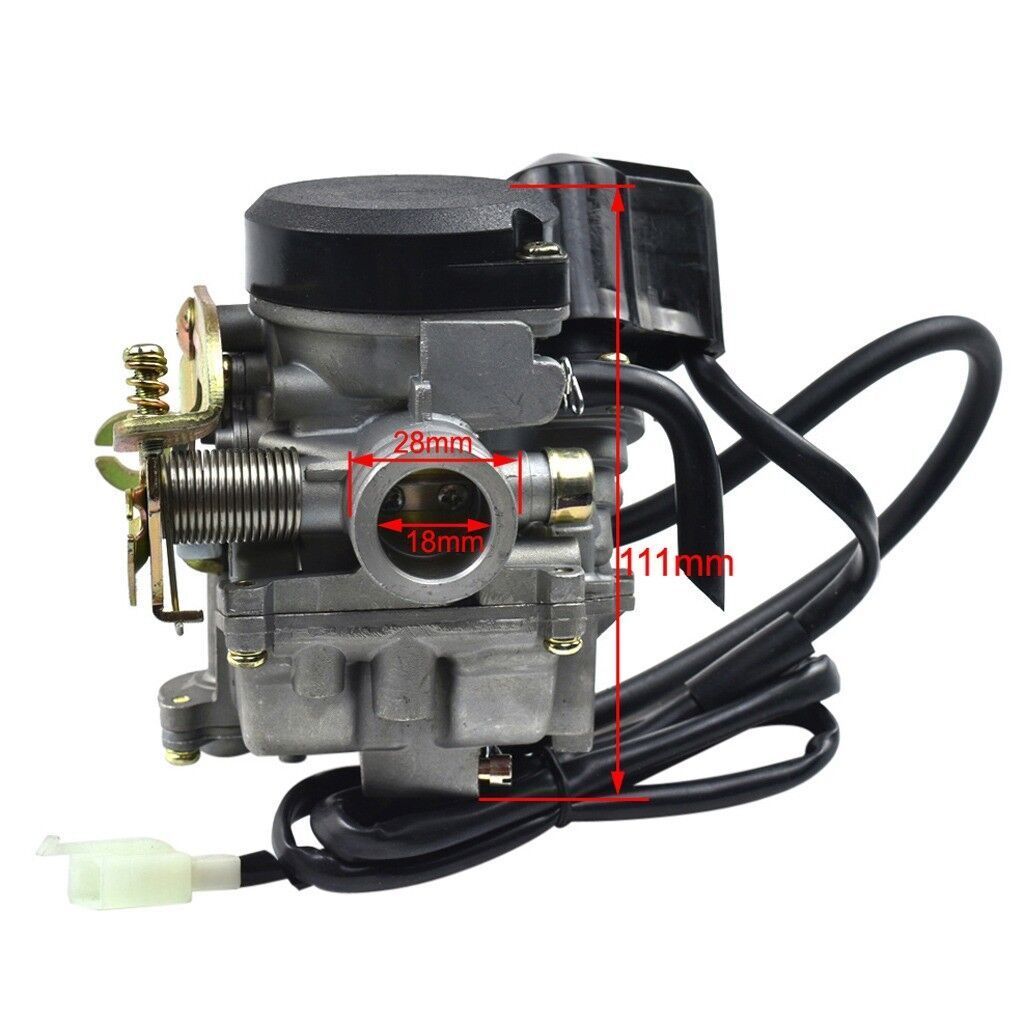 Moped Engine Parts Carburetor Fit to GY6 50cc 60cc 80cc  4 Stroke Engine Scooter Dirt Bike PD18J