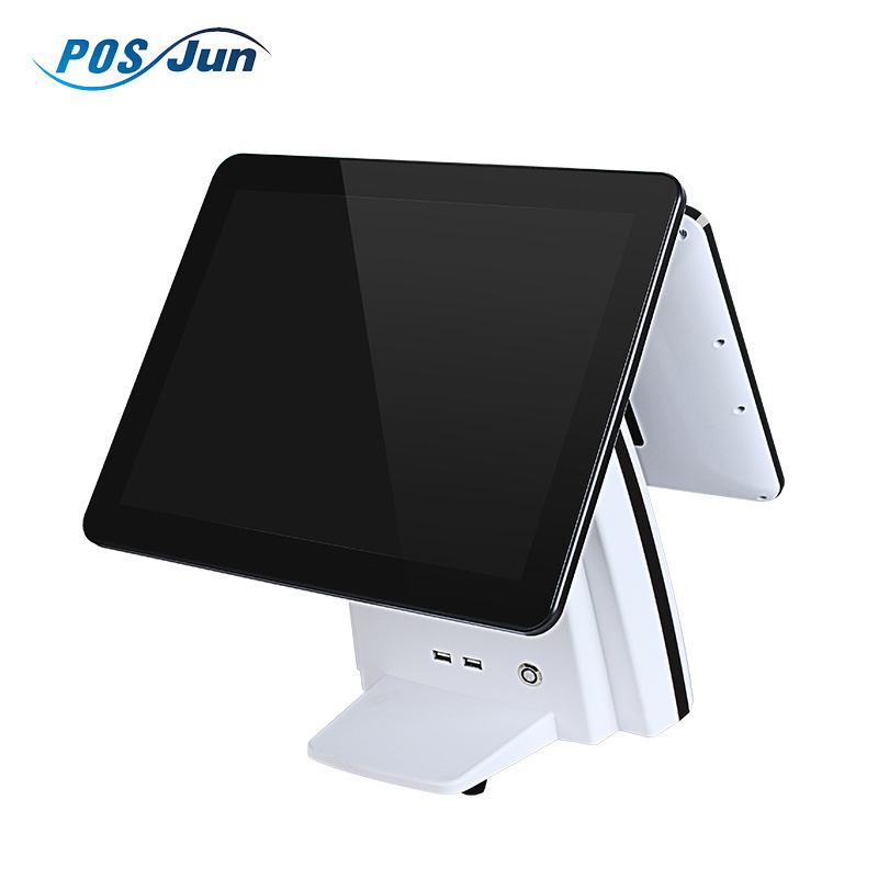 High quality All in one Dual Touch Screen Pos Terminal For Gas Station Cash Register C566P