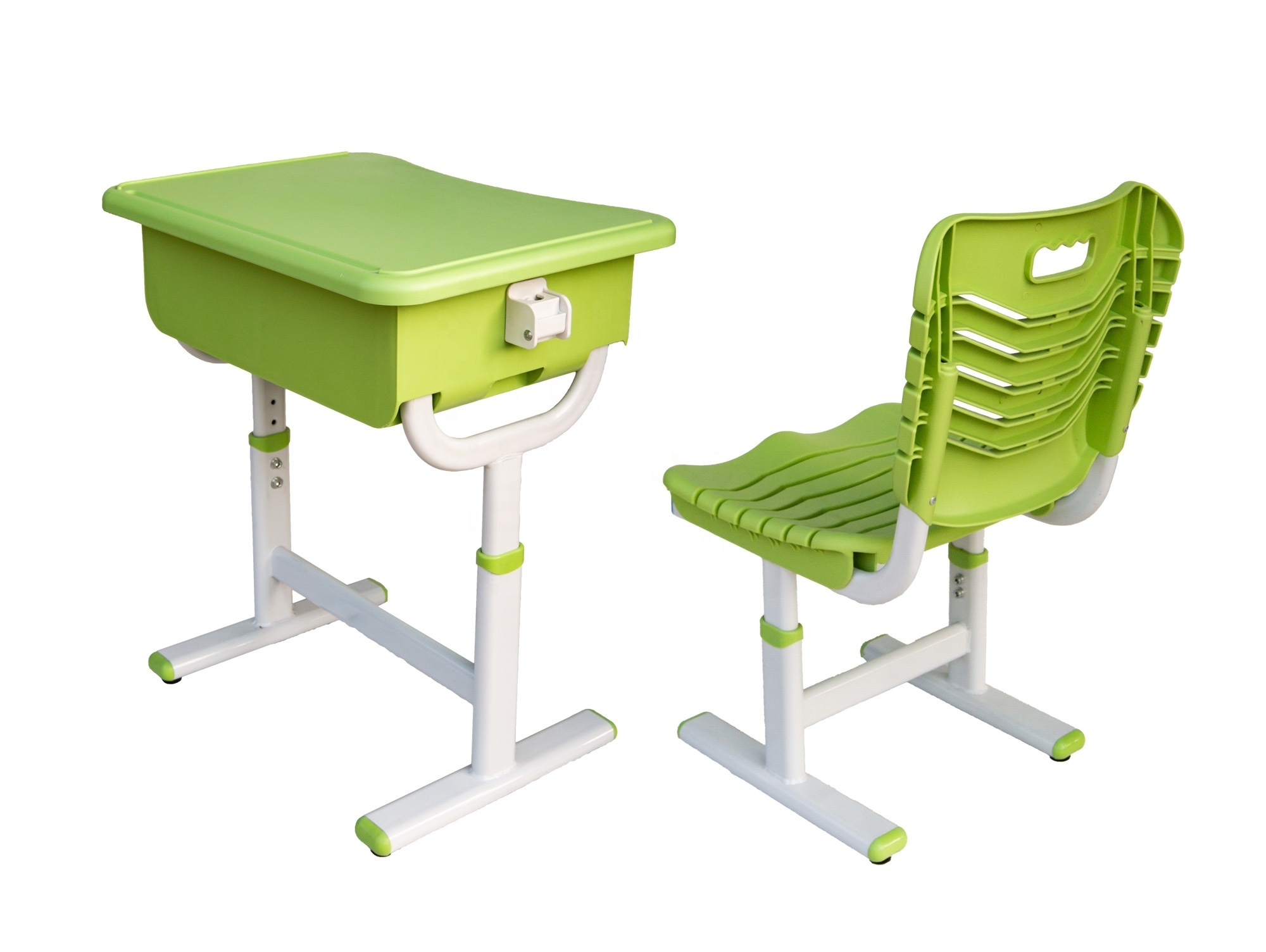 ABS Plastic School Furniture Classroom Table and Chair Set for Primary Students