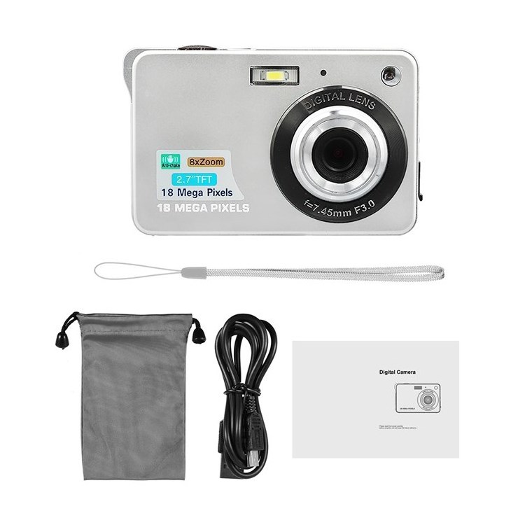 Cheap Digital Photo Camera OEM 2.4 Inch Professional Compact Camera With Smile Catch