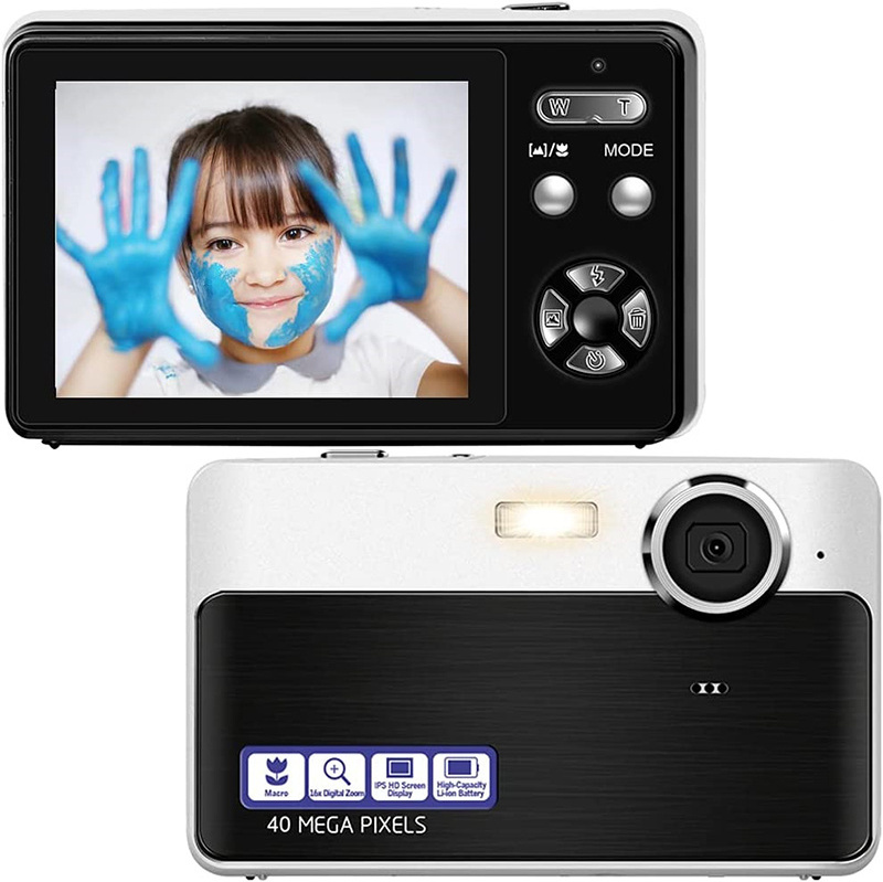 2023 A great Wholesale Gift New Design Custom Disposable Camera 48MP Portable Film  2.4inch IPS screen Disposable Camera