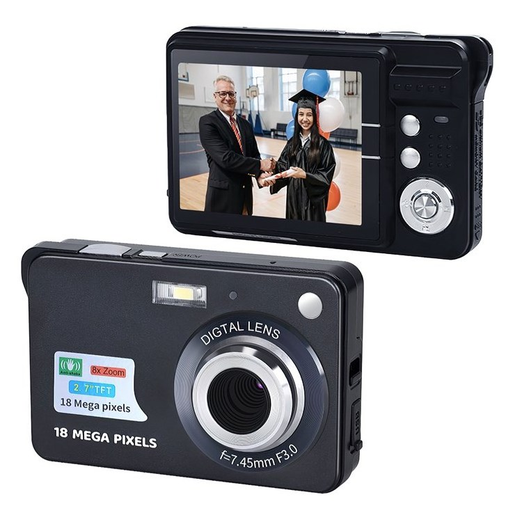 Cheap Digital Photo Camera OEM 2.4 Inch Professional Compact Camera With Smile Catch