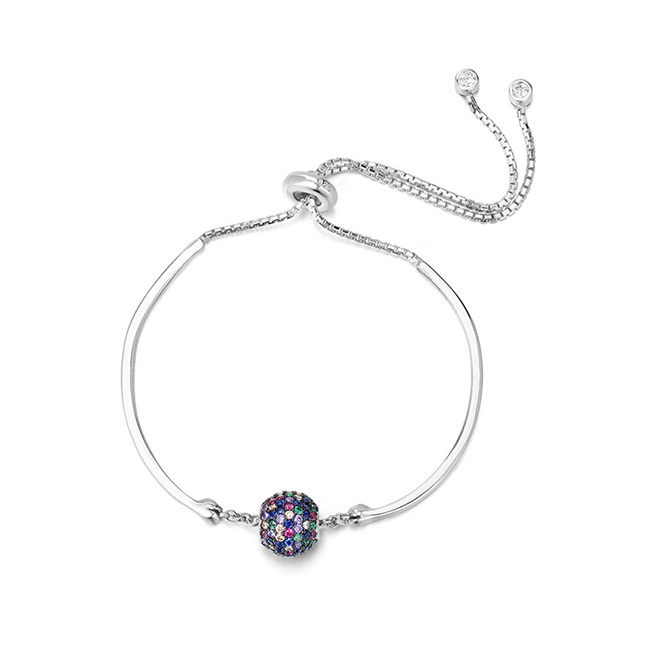 popular 925 Sterling Silver CZ Bracelets for women