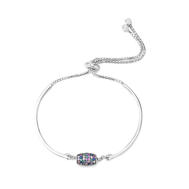 popular 925 Sterling Silver CZ Bracelets for women