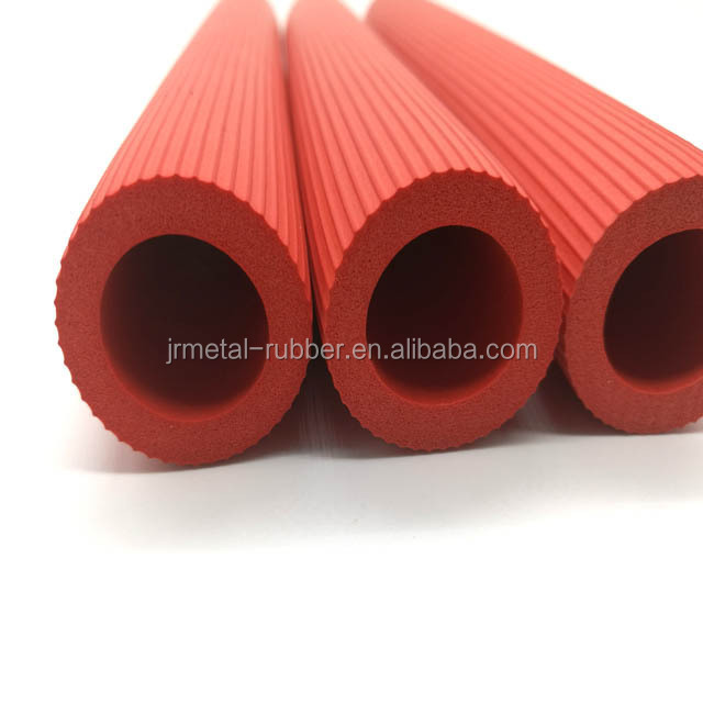 pre slit colored soft flexible rubber foam tubing with thin wall for skating rinks