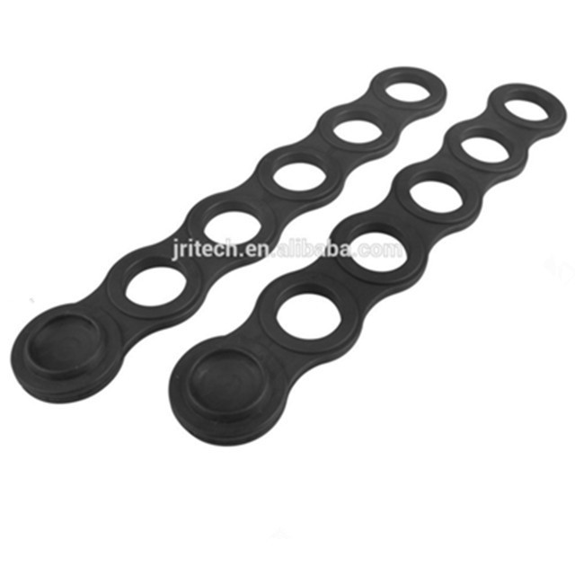 OEM adjustable flexible cinch rubber strap Silicone Rubber tie down Strap