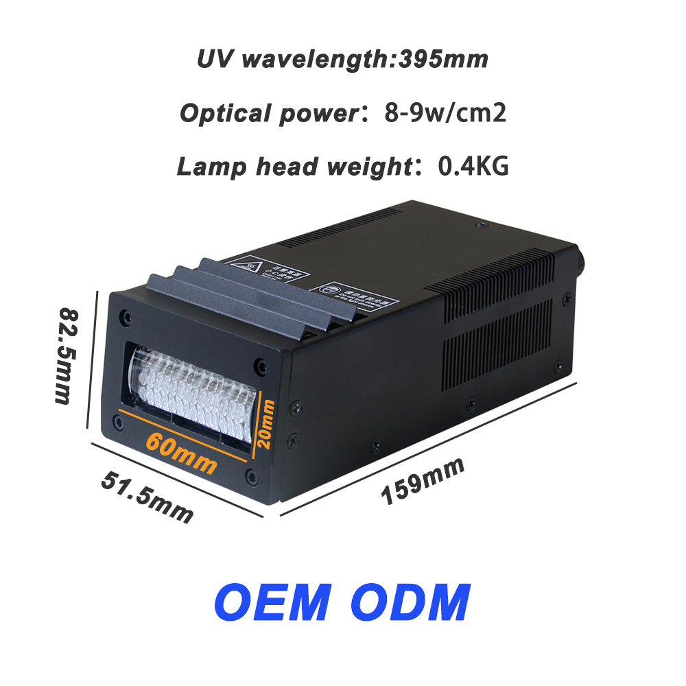 Custom 150W LED Portable UV Glue Curing Lamp 365nm 395nm High Power UV LED Lamp for UV Glue Inkjet Resin Cure