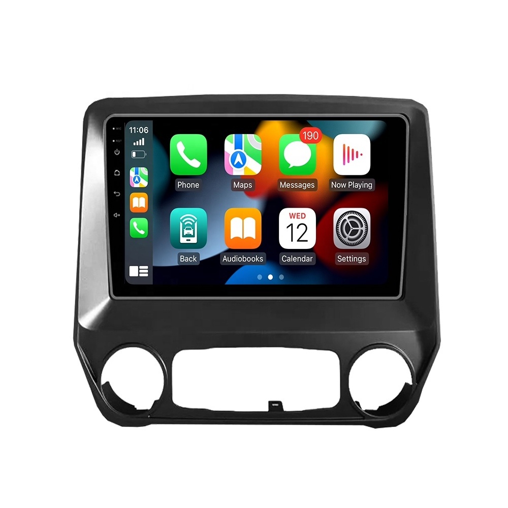 RUISO Car Radio Android Car Player For Chevrolet Sierra 2014-2018 Car GPS auto carplay Multimedia audio all in one stereo