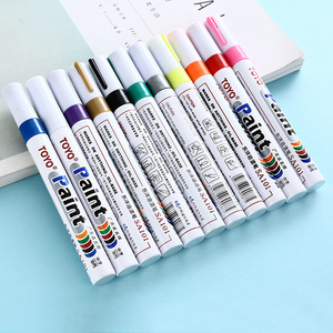 Authentic TOYO Paint marker waterproof permanent marker tire tread rubber paint metal face Permanent Paint Marker Pen