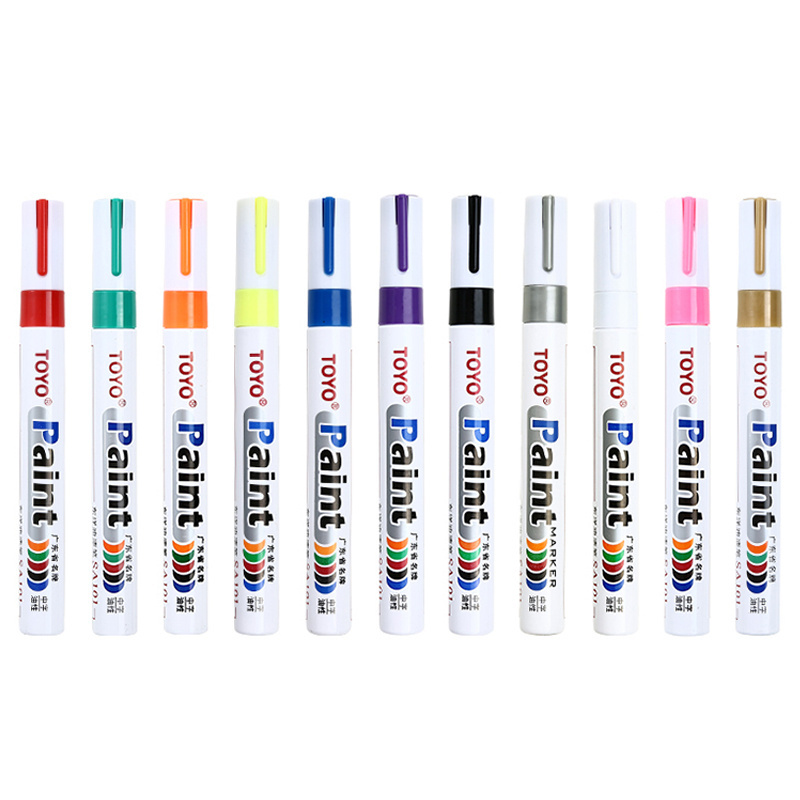 Authentic TOYO Paint marker waterproof permanent marker tire tread rubber paint metal face Permanent Paint Marker Pen