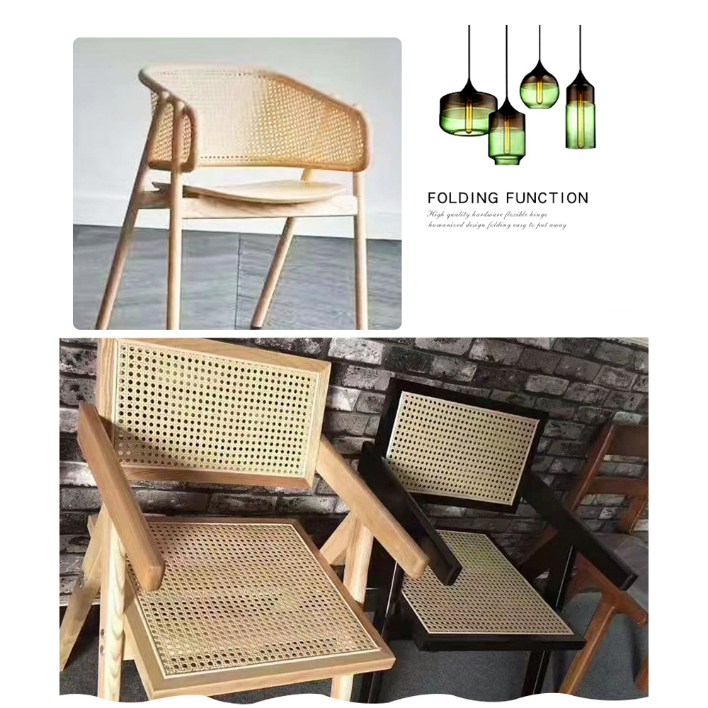 Rattan Solid Wooden Chair for Home Restaurant Hotel Furniture dinning room chairs woven wicker dining chairs