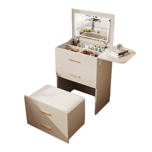 Multifunctional Folding storage Multicompartment Dressers 4 drawers bedroom furniture vanity dresser