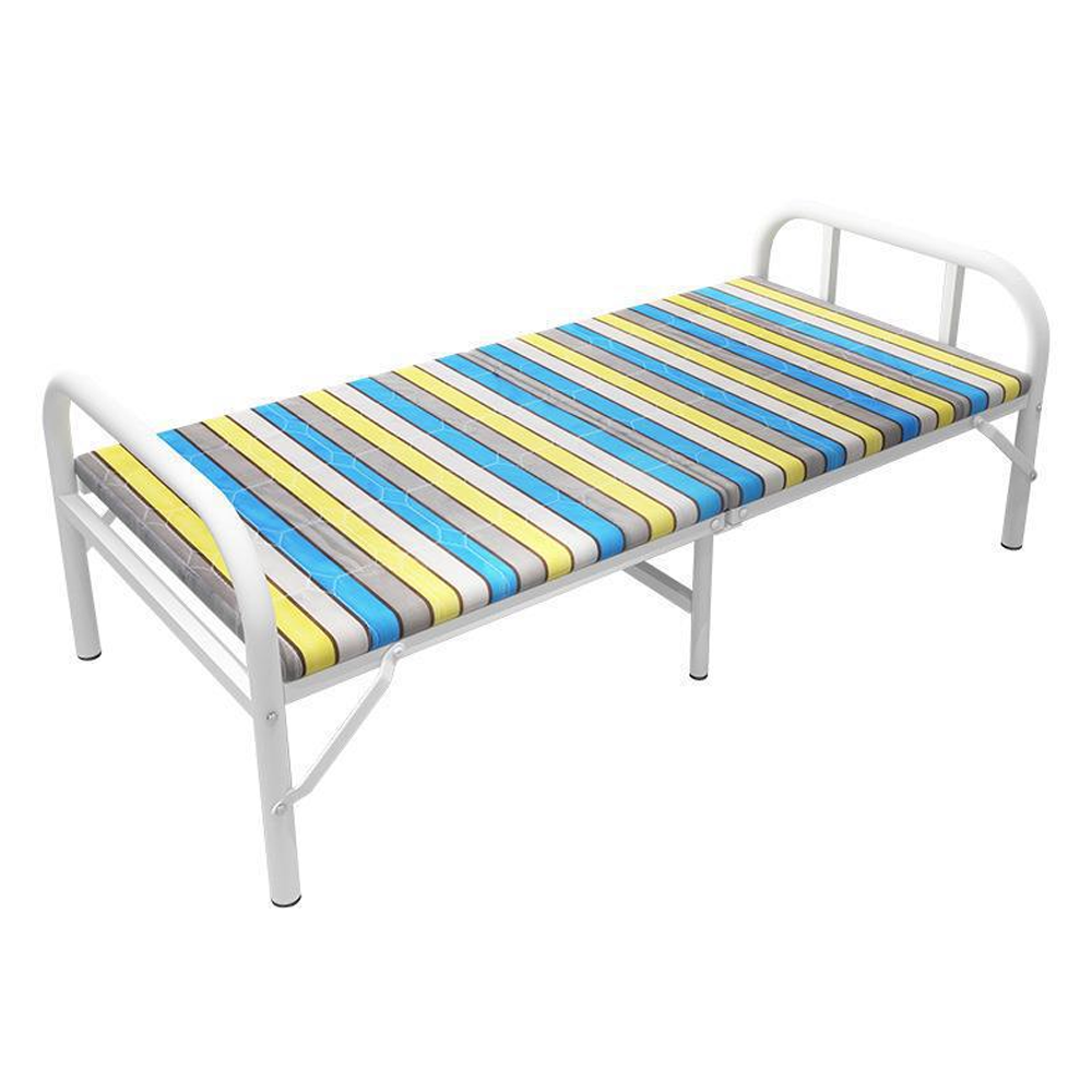 Multifunctional Portable And Folding Large Size Single Bed With Soft Mattress For Adults Living Room Office Furniture