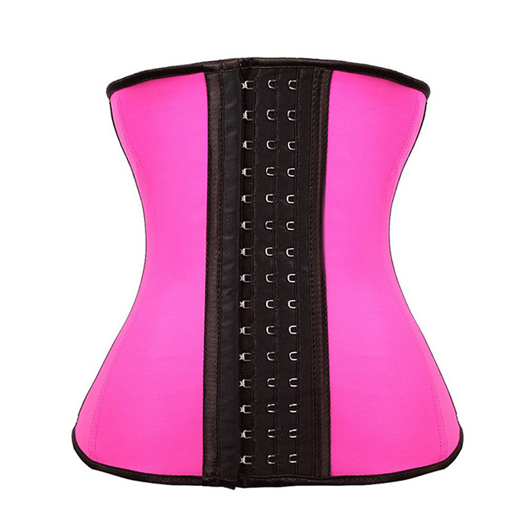 High quality pink Waist Trimmer Private Label Waist Trainer Corset For Weight Loss Waist Trainer Shapers  trainers belt vest