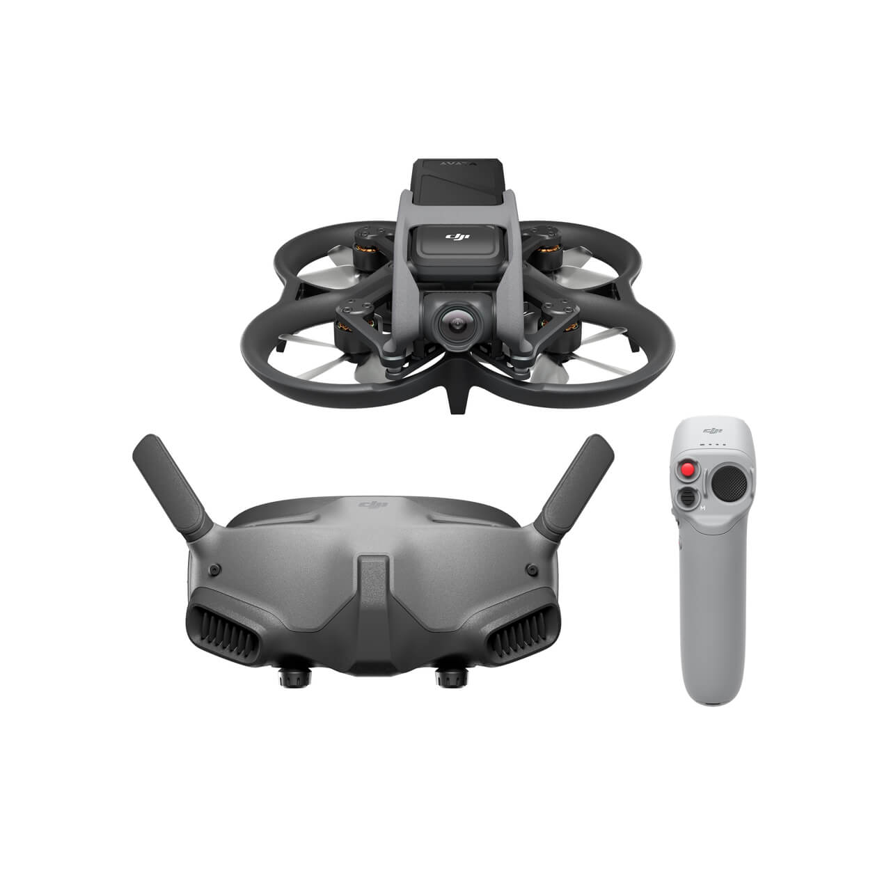 DJI Avata Pro View Combo Fly Smart Combo First-Person View Drone UAV Quadcopter with 4K Stabilized Video Lightweight