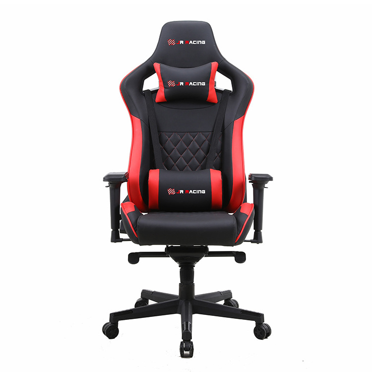 Classic Modern Revolving Computer Extreme Black Gaming Chair with Footrest Part