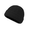 Knitted Ribbed Beanie Cap 100%  Acrylic Plain Winter Hat Short striped streetwear beanie For Men Unisex