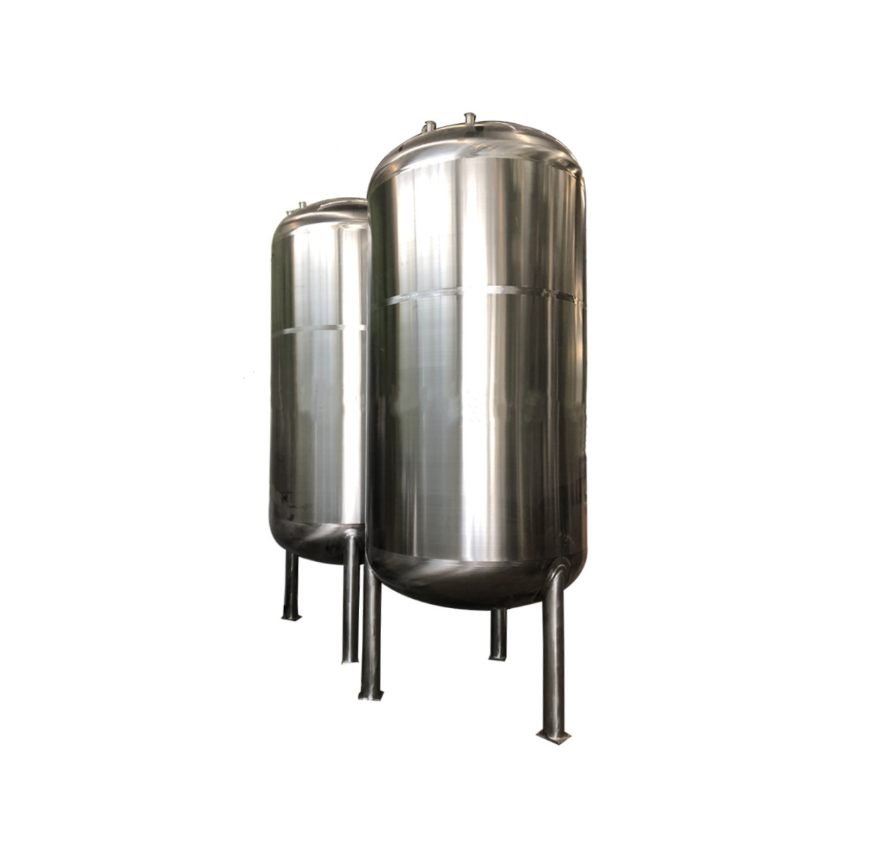 Sanitary Stainless Steel  Chemical Storage Equipment Food Corn Vegetable Oils Storage Tank Container With Wheels