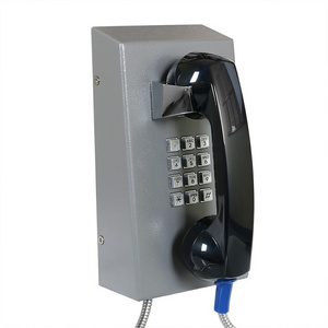 Phone line industrial telephone,Full keypad waterproof prison phones analogue telephone