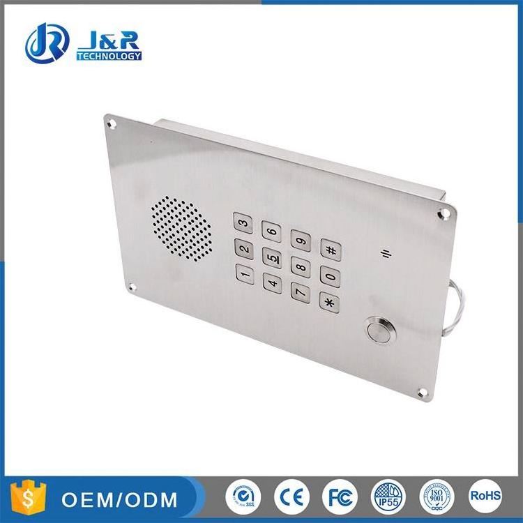 Rolling Dial Elevator Telephone Flush Mounted Lift Intercom Telephones Handsfree Phones