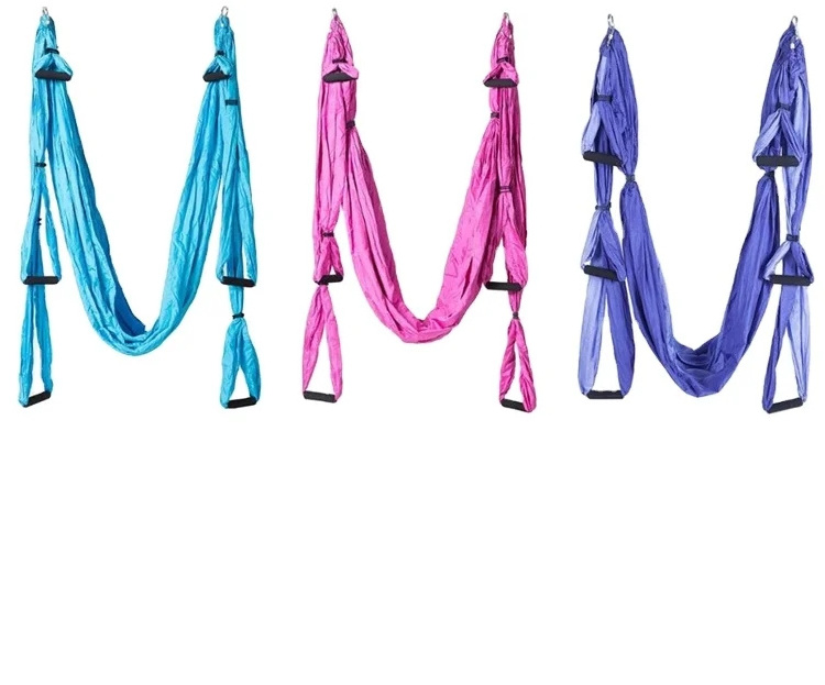 Gym Anti Slip Heavy Duty Porch Indoor Bungee Stand Aerial Yoga Swing Hammock Set yoga swings