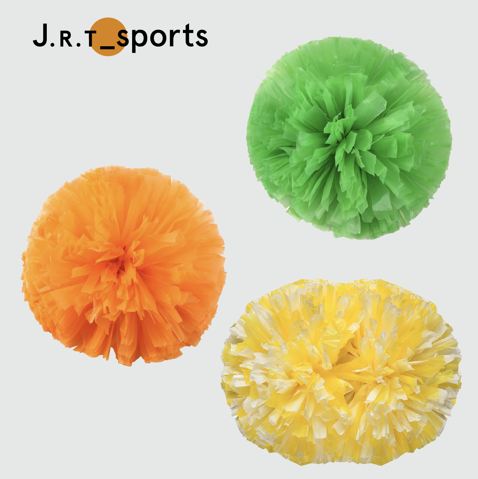 Plastic Cheerleader Pompoms Double Handle Cheering Pom Flowers Cheerleading Pom Poms