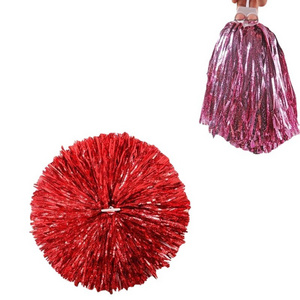 Metallic Cheerleading Pom Poms Wholesale For Kids Boy Girl Adults School Sports Games Team Spirit Cheerleading Poms